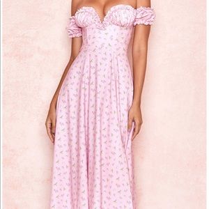 House of CB Lauren Dress in Pink Floral